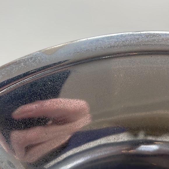 Vintage Art Deco Continental Silver Co Serving Bowl w/Red Bakelite handl… - Picture 4 of 6